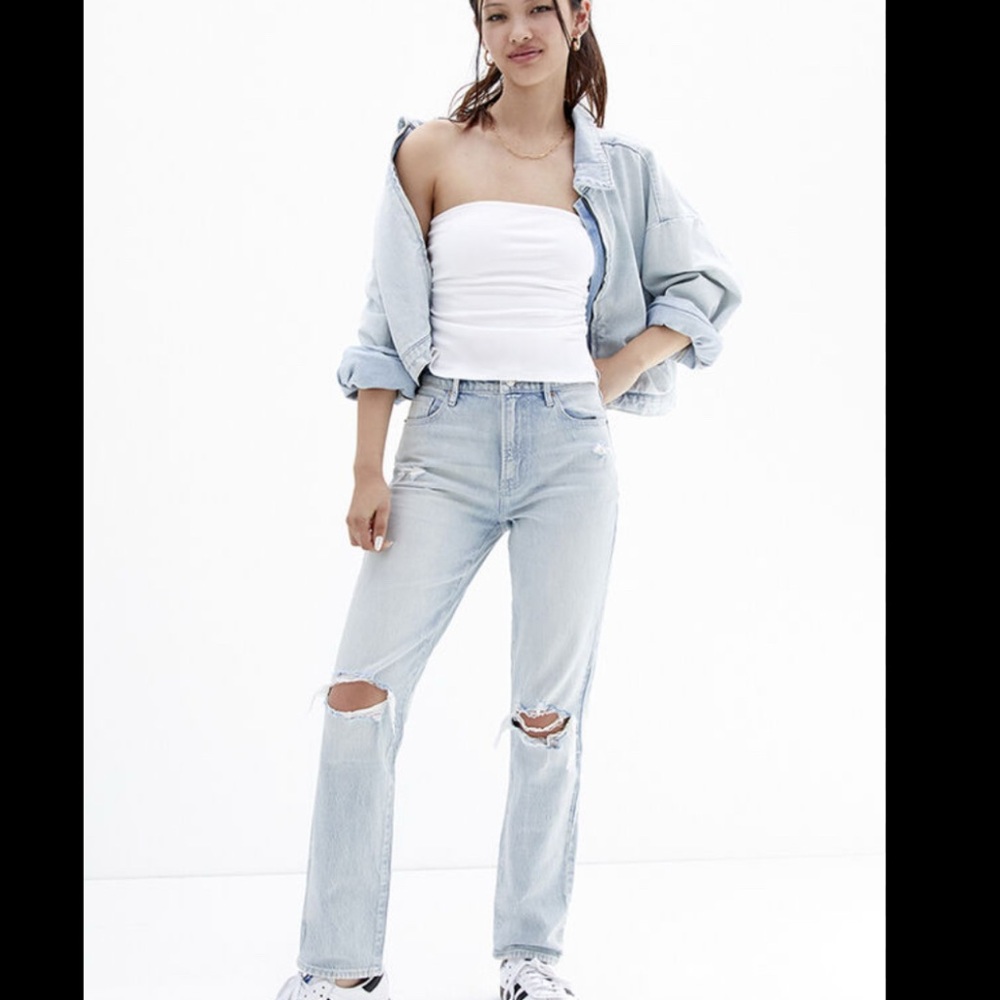 Light Blue Pacsun Painter Dad Jeans Size 26